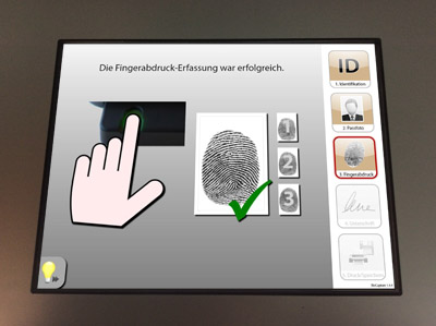 Fingerabdruck-Erfassung