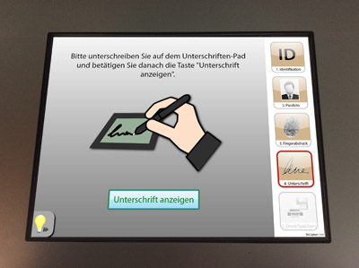 Unterschrift-Erfassung
